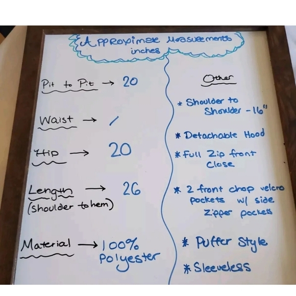 NWOT DENIM 90 White Puffer Vest Removable Hood Gorpcore Unisex Large - Picture 3 of 12